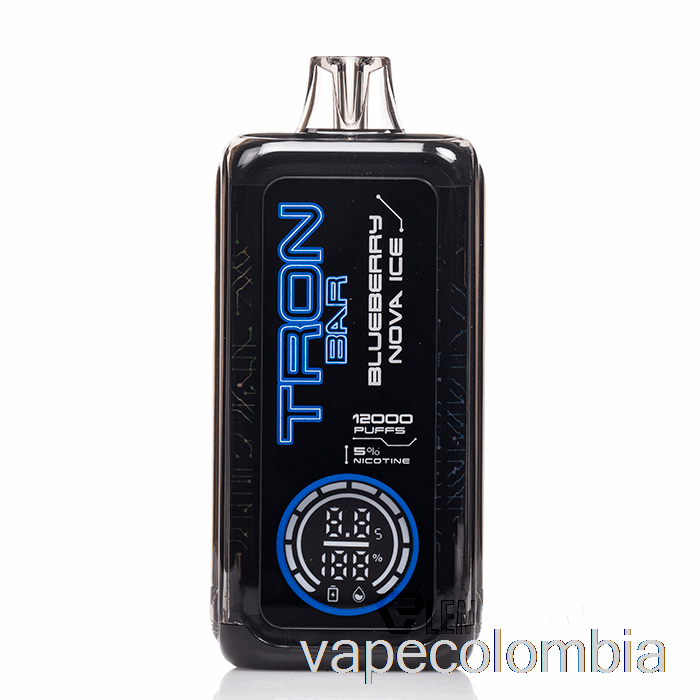 Kit Vape Completo Tron ​​bar 12k Desechable Blueberry Nova Ice